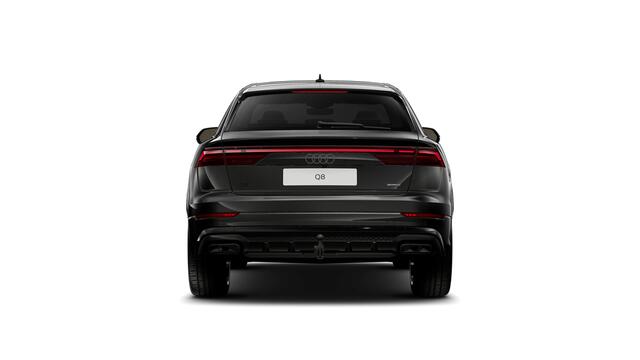Audi Q8 55 TFSI e 394 Tiptronic Pro Line S Automaat | Vierwielbesturing | Privacy glas (donker getint) | Glazen panoramadak | Bang & Olufsen Premium 3D | Sportstoelen plus voorin | Optiekpakket zwart plus | Velgen Audi Sport, 10-spaak-trapezoïde, zwart, 10,0Jx23,