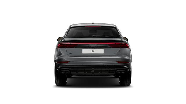 Audi Q8 55 TFSI e 394 Tiptronic Pro Line S Automaat | Vierwielbesturing | Glazen panoramadak | Privacy glas (donker getint) | Bang & Olufsen Premium 3D | Optiekpakket zwart plus | Velgen Audi Sport, 10-spaak-trapezoïde, zwart, 10,0Jx23, | Sportstoelen plus voorin