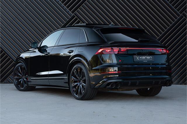 Audi Q8 60 TFSI e quattro S-Line Competition Panodak ACC Trekhaak Achteras Bestr. Head Up 360 Oled Massage Softcl. B&O Stoelvent. Trekhaak
