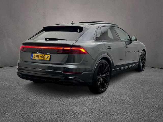 Audi Q8 55 TFSI e quattro Pro Line S | Pano | Massage/Ventilatie | 23-Inch | Trekhaak | B&O | Servo | Akoestisch-Glas | Sport-Plus | Top-View |
