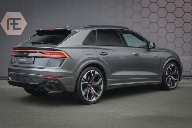 Audi Q8 RS Q8 quattro | RS DYNAMIC PACK 305KM/H | KERAMISCH | B&O 3D | 4W-BESTURING | PANORAMADAK | STOELKOELING/VERWARMING/MASSAGE | 23" | ELEK. TREKHAAK | SPORTUITLAAT | SOFTCLOSE | ETC. RSQ8