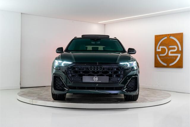Audi Q8 60 TFSI E Quattro S-Edition Competition 490PK | Goodwood Green | 3D B&O | Pano | VOL! 5 JAAR FABR. GARANTIE