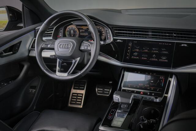 Audi Q8 55 TFSI e quattro | ADAPTIVE CRUISE | SOFTCLOSE | STOELVERWARMING | STUURVERWARMING | ELEKTRISCHE STOELEN | 360 CAMERA | SPORTSTOELEN | ELEKTRISCHE ACHTERKLEP |