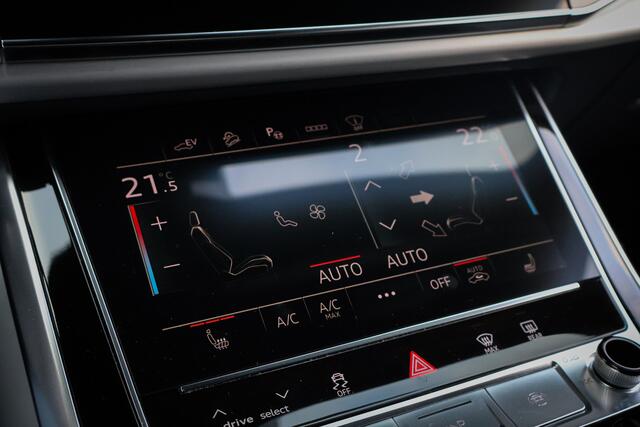 Audi Q8 55 TFSI e quattro | ADAPTIVE CRUISE | SOFTCLOSE | STOELVERWARMING | STUURVERWARMING | ELEKTRISCHE STOELEN | 360 CAMERA | SPORTSTOELEN | ELEKTRISCHE ACHTERKLEP |