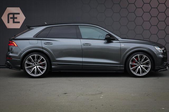Audi Q8 60 TFSI e quattro Pro Line S Competition ADAPTIVE CRUISE | MASSAGE | STOELVERKOELING & VERWARMING | AERA PACK | STUURVERWARMING | DUBBEL GLAS | TREKHAAK | LEDER | SPORTSTOELEN |