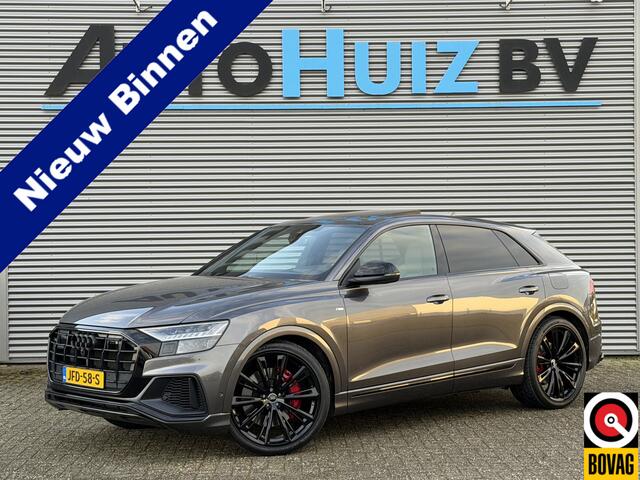 Audi Q8 60 TFSI e 467 PK Quattro Pro Line S-Line Competition SQ8 Diffuser Panoramadak S-Line Sportstoelen Plus Trekhaak Stuurverwarming Stoelverkoeling ACC Audi Exclusive Individueel-lak Rotor Grau!