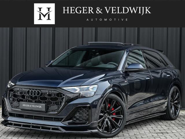Audi Q8 55 TFSI e quattro Pro Line S · Panoramadak · S-seats met massage · Stoelverwarming en ventilatie · Ambiance interieur · B&O Sound · 360 Camera · Adaptive Cruise · Soft Close · Keyless entry