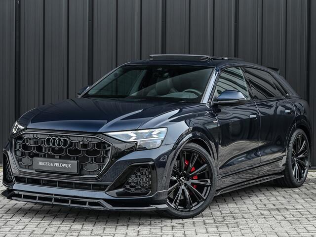 Audi Q8 55 TFSI e quattro Pro Line S · Panoramadak · S-seats met massage · Stoelverwarming en ventilatie · Ambiance interieur · B&O Sound · 360 Camera · Adaptive Cruise · Soft Close · Keyless entry