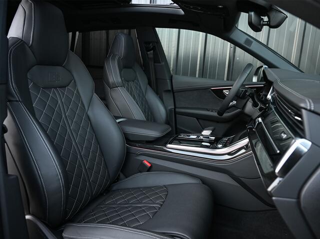 Audi Q8 55 TFSI e quattro Pro Line S · Panoramadak · S-seats met massage · Stoelverwarming en ventilatie · Ambiance interieur · B&O Sound · 360 Camera · Adaptive Cruise · Soft Close · Keyless entry