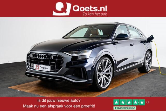 Audi Q8 55 TFSI e quattro Pro Line Advanced Panoramadak - Comfortstoelen - Head up - B&O - Audi active lane assist - Adaptive air suspension - Elektrisch verstelbare stoelen - Stoelmassage/Ventilatie -
