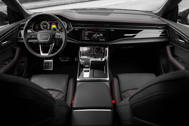 Audi Q8 60 TFSI e ABT Aero Competition | Audi Exclusive Brand Hatch grey | Advanced onderstel | Stoelventilatie + massagefunctie | Uitgebreid lederpakket | Carbon | Head up | B&O | Servosluiting