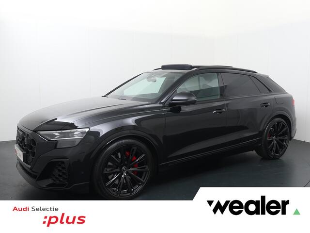 Audi Q8 60 TFSI e quattro | 490 PK | S-Line | Lederen bekleding Volcano met ruit | Panoramadak | Head -Up display | Assistentiepakket plus | Trekhaak |
