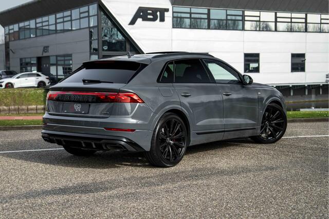 Audi Q8 60 TFSI e quattro Pro Line S Competition | Audi Exclusive Nano grey | Advanced onderstel | Stoelventilatie + massagefunctie | Uitgebreid lederpakket | Carbon | Head up | B&O | Servosluiting
