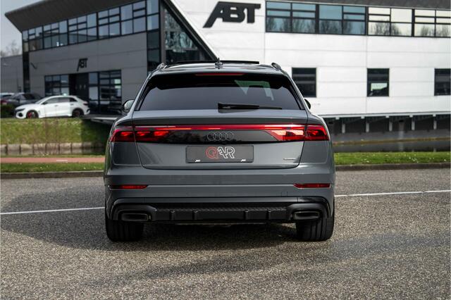 Audi Q8 60 TFSI e quattro Pro Line S Competition | Audi Exclusive Nano grey | Advanced onderstel | Stoelventilatie + massagefunctie | Uitgebreid lederpakket | Carbon | Head up | B&O | Servosluiting