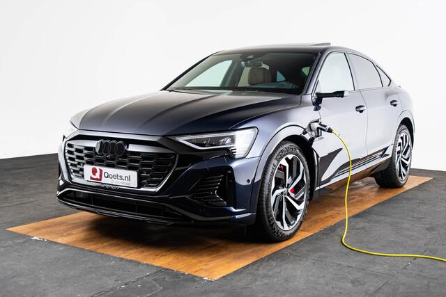 Audi Q8 Sportback e-tron 55 quattro S Edition 115 kWh Trekhaak - Panoramadak - Comfortstoelen - Stoelventilatie/Massage - Servosluiting - B&O - Head up - Parkeerassistent - Privacy glas - Optiekpakket zwart -