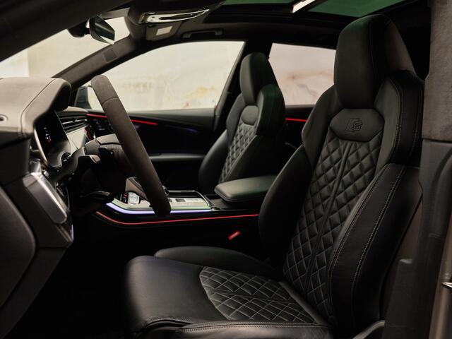Audi Q8 60 TFSI e Quattro Pro Line S Competition, B&O, pano, 23", HUD, S-sportstoelen, tr.haak, massage, nachtzicht, topview, ACC, volleder