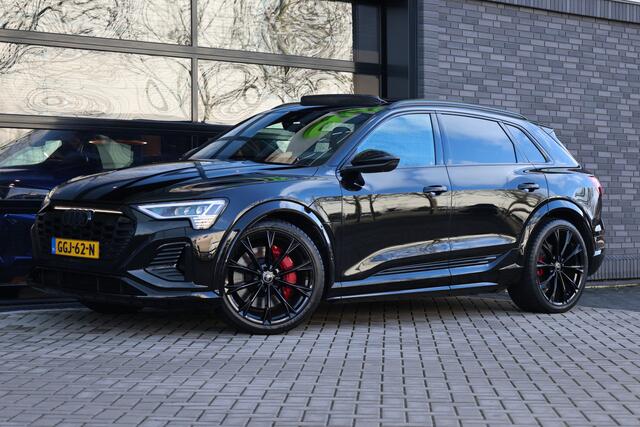 Audi Q8 e-tron S quattro SQ8 115 kWh | BTW | NAP | PANO | B&O | 360 | RS ZETELS | MATRIX | LUCHTVERING | MEMORY | KEYLESS |
