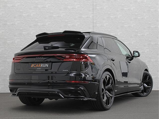 Audi Q8 60e 462PK Competition Plus | RS-Seats | Carbon | B&O | 360 Camera | ACC | Panorama | Nachtzicht | Valcona Leder | Trekhaak 3500kg | Head-Up | Luchtvering | Keyless-Entry |Tour-Pakket | Lane & Side assist | Bovag Garantie.