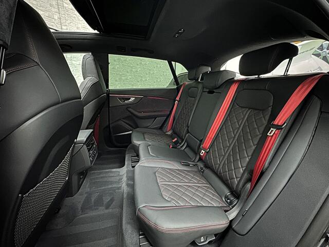 Audi Q8 60e 490pk Competition RS-Stoelen | OLED | Laser | SQ8 Uitgevoerd | Massage | Ventilatie | Valcona Leder+ Pakket | B&O Sound | 4WS Achteras Besturing | 23'' | Alcantara hemel | Head-Up | Soft-Close | Panodak | 2x Memory | Trekhaak | Keyless-Entry | Luchtve