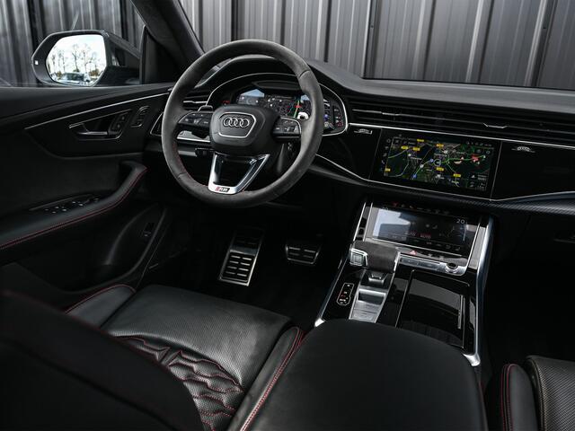 Audi Q8 4.0 TFSI RS Q8 Urban Quattro | Ceramic | B&O Advanced | Head-up | 360 Camera | Carbon pack | Adaptive cruise | Ambiance interieur | 4 zone climate |