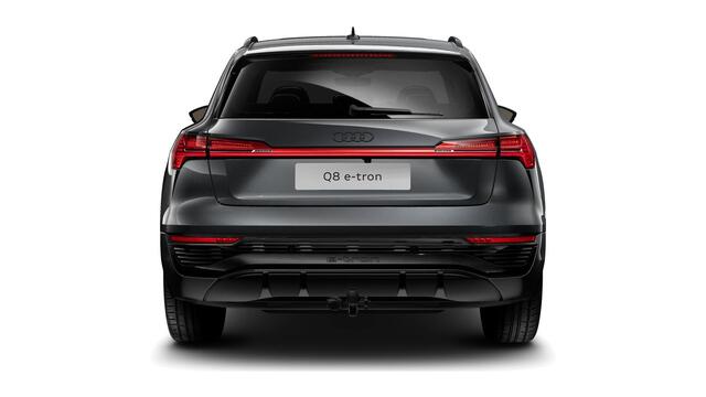 Audi Q8 e-tron 55 quattro Advanced Edition 115 kWh Panoramadak - Trekhaak - Privacy glas - Stoelverwarming vóór - Uitgebreide interieurvoorverwarming - B&O - Achterruitrijcamera - Verkeersbordherkenning -