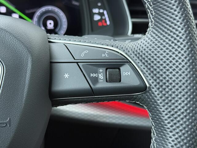 Audi Q8 60 TFSI e quattro | 490 PK | SoH 97% | S-Line | Lederen bekleding Volcano met ruit | Panoramadak | Head -Up display | Assistentiepakket plus | Trekhaak |