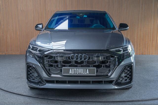 Audi Q8 60 TFSI e quattro Pro Line S Competition HUD Panodak 360° B&O ACC Leer LM velgen Memory seats Climate voor en achter PDC Elektr. uitklapbare trekhaak Stoelverwarming voor & achter Niveauregeling Massage Stoelventilatie NIEUW! Fabrieksgarantie!
