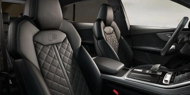 Audi Q8 60 TFSI e quattro Pro Line S Competition HD Matrix/Pano/4wiel/B&O/360/RS-stoel/Luchtvering/Keyless/Head-up/22"/Trekhaak