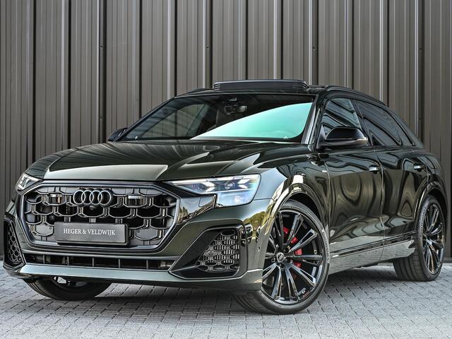 Audi Q8 60 TFSI e quattro Pro Line S Competition | B&O advanced | Audi exclusive | 5 jaar garantie | Panoramadak | massage stoelen | 4 wiel besturing | Alcantara hemel | Soft-close | Elektr. Trekhaak | Achteras besturing | Oled achterlichten