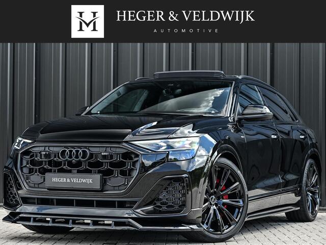 Audi Q8 60 TFSI e quattro Pro Line S Competition | S- Seats | Achterasbesturing | B&O advanced | Soft close | Trekhaak | Ambiance plus pakket | Memory seats | Carobn inleg