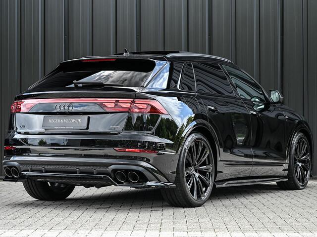 Audi Q8 60 TFSI e quattro Pro Line S Competition | S- Seats | Achterasbesturing | B&O advanced | Soft close | Trekhaak | Ambiance plus pakket | Memory seats | Carobn inleg