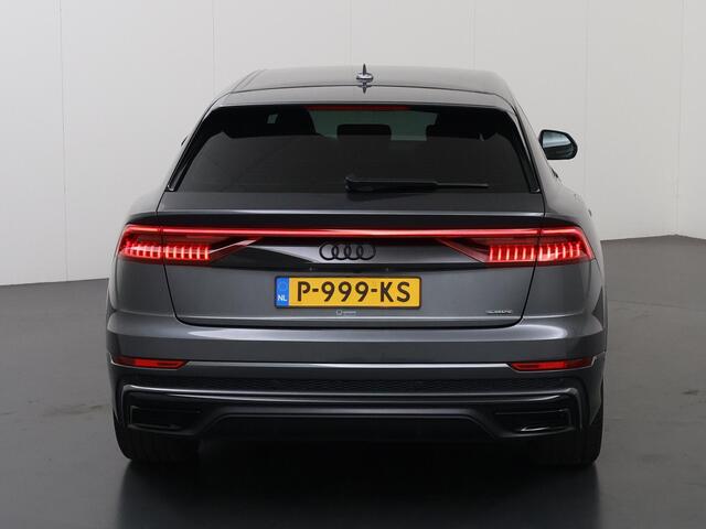 Audi Q8 60 TFSI e quattro Pro Line S Competition | S-Sportstoelen | Trekhaak | Stoelverwarming/Ventilatie/Massage | B&O Audio | Ambienteverlichtingspakket | MATRIX LED | Optiek-Pakket-Zwart | 360 Camera |