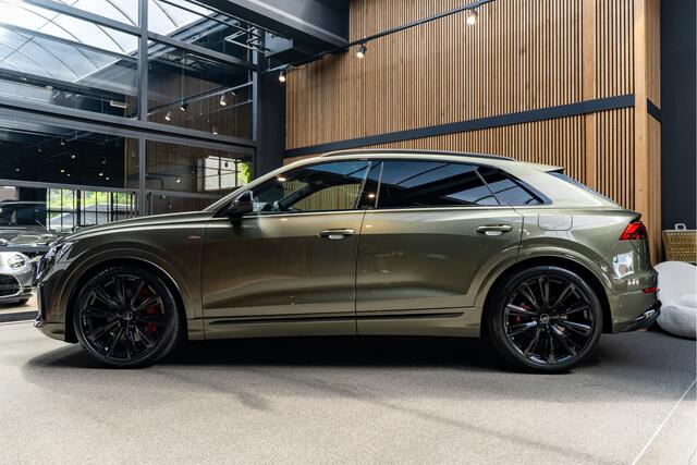 Audi Q8 60 TFSI e Competition Oakgreen Pano Massage B&O Advanced 60 TFSI e quattro Pro Line S Competition