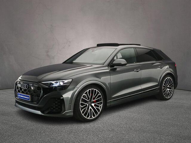 Audi Q8 55 TFSI e quattro Pro Line S | Trekhaak | Luchtvering | Panorama Dak | Adaptieve Cruise | Camera | Matrix Led | B&O 3d | Stoelen-pakket | Memory-pakket | Spiegel-pakket | Tour pakket | Trekhaak-pakket | Assistentie Pakket Plus | Memory-pakket | Assistenti