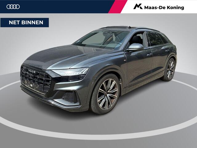 Audi Q8 55 TFSIe 381pk Tiptronic Quattro Pro Line S · Panoramadak · 360 Camera · Wegklapbare Trekhaak · Apple/Android Car Play · Luchtvering · 21'' Inch ·