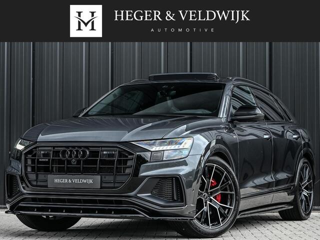 Audi Q8 60 TFSI e quattro Pro Line S Competition | Panoramadak | Luchtvering | B&O | Adaptive Cruise | Ambiance Interieur | 360 Camera | Memory Seats | Stuurverwarming |