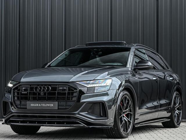 Audi Q8 60 TFSI e quattro Pro Line S Competition | Panoramadak | Luchtvering | B&O | Adaptive Cruise | Ambiance Interieur | 360 Camera | Memory Seats | Stuurverwarming |
