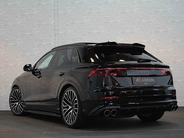 Audi Q8 60e 490pk Full Options! RS Massage Seats | 4WS | OLED | Laser-LED | Carbon | Ventilatie | Valcona Leder+ Pakket | B&O Sound | 23'' | Alcantara hemel | Head-Up | Soft-Close | Panodak | 2x Memory | Trekhaak | Keyless-Entry | Luchtvering | Nw.Pr. 160.000,= |