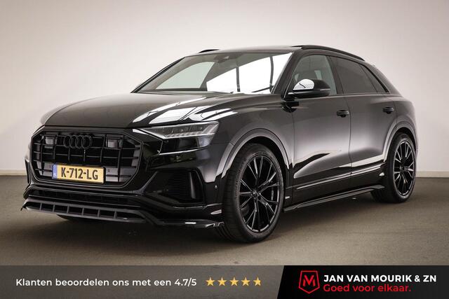 Audi Q8 55 TFSI quattro Pro Line Plus V6 | PANORAMADAK | NACHTZICHT | HEAD UP | SFEERVERLICHTING | SOFTCLOSE | TREKHAAK | 22"