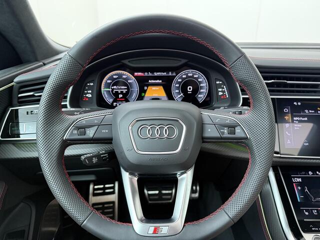 Audi Q8 60 TFSI e quattro Pro Line S Competition | 490 PK | SoH 97% | Trekhaak | Panoramadak | Bang & Olufsen Advanced Soundsystem | Matrix Laser koplampen | Vierwielbesturing | Nachtzicht | S-Line | Head-up display | 22" LM velgen |
