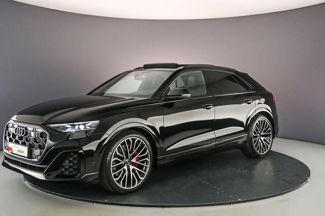 Audi Q8 60 TFSI e 490PK quattro Pro Line S Competition | Trekhaak | 23-Inch | Panoramadak | B&O | Servo | Ventilatie/Massage | Head-Up | Top-View | Advanced-Onderstel | Geheugen-Voorstoelen | Ambient-Light |
