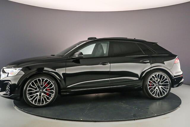 Audi Q8 60 TFSI e 490PK quattro Pro Line S Competition | Trekhaak | 23-Inch | Panoramadak | B&O | Servo | Ventilatie/Massage | Head-Up | Top-View | Advanced-Onderstel | Geheugen-Voorstoelen | Ambient-Light |
