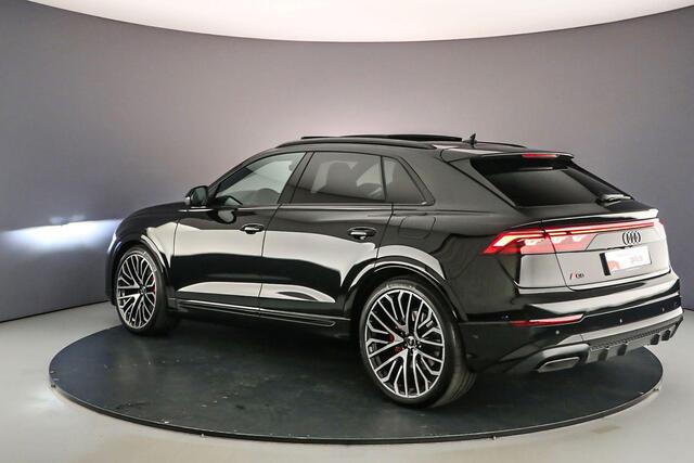 Audi Q8 60 TFSI e 490PK quattro Pro Line S Competition | Trekhaak | 23-Inch | Panoramadak | B&O | Servo | Ventilatie/Massage | Head-Up | Top-View | Advanced-Onderstel | Geheugen-Voorstoelen | Ambient-Light |