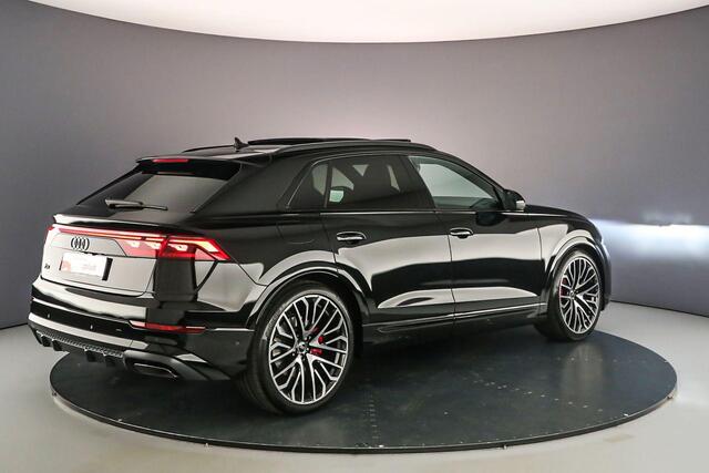 Audi Q8 60 TFSI e 490PK quattro Pro Line S Competition | Trekhaak | 23-Inch | Panoramadak | B&O | Servo | Ventilatie/Massage | Head-Up | Top-View | Advanced-Onderstel | Geheugen-Voorstoelen | Ambient-Light |