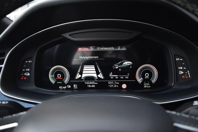 Audi Q8 55 TFSI e Quattro Pro Line S | ACC | RS-Seats | Head-Up | B&O | Softclose | 22'' Wielen | Stuurverwarming | Matrix | Nachtzicht |