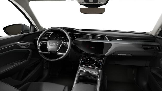 Audi Q8 e-tron 55 quattro Advanced Edition 115 kWh | 408 PK | SoH 98% | Trekhaak | Adaptive cruise control | Luchtvering | 21" LM velgen | Lederen bekleding | Climate control |