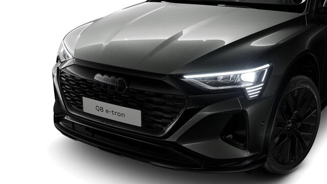 Audi Q8 e-tron 55 quattro Advanced Edition 115 kWh | 408 PK | SoH 98% | Trekhaak | Adaptive cruise control | Luchtvering | 21" LM velgen | Lederen bekleding | Climate control |