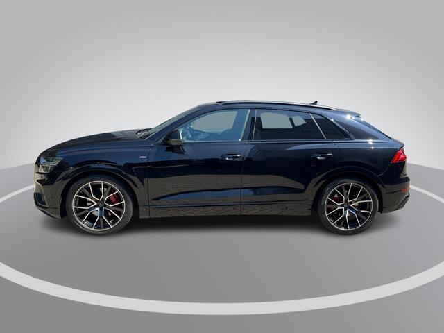 Audi Q8 55 TFSI 340pk Tiptronic Quattro Pro Line S · Panoramadak · Leder · Luchtvering · 360 Camera · Stoelmassage · Stoelventilatie · 22'' Inch · Bang & Olufsen ·