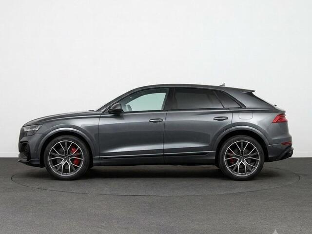 Audi Q8 Pro Line S e 290 kW 394 pk | Glazen panoramadak | Leder boven kunstleder onder | Trekhaak en aanhangerassistent | Vierwielbesturing |