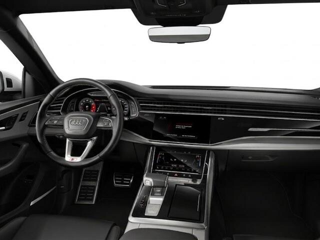 Audi Q8 Pro Line S e 290 kW 394 pk | Glazen panoramadak | Leder boven kunstleder onder | Trekhaak en aanhangerassistent | Vierwielbesturing |